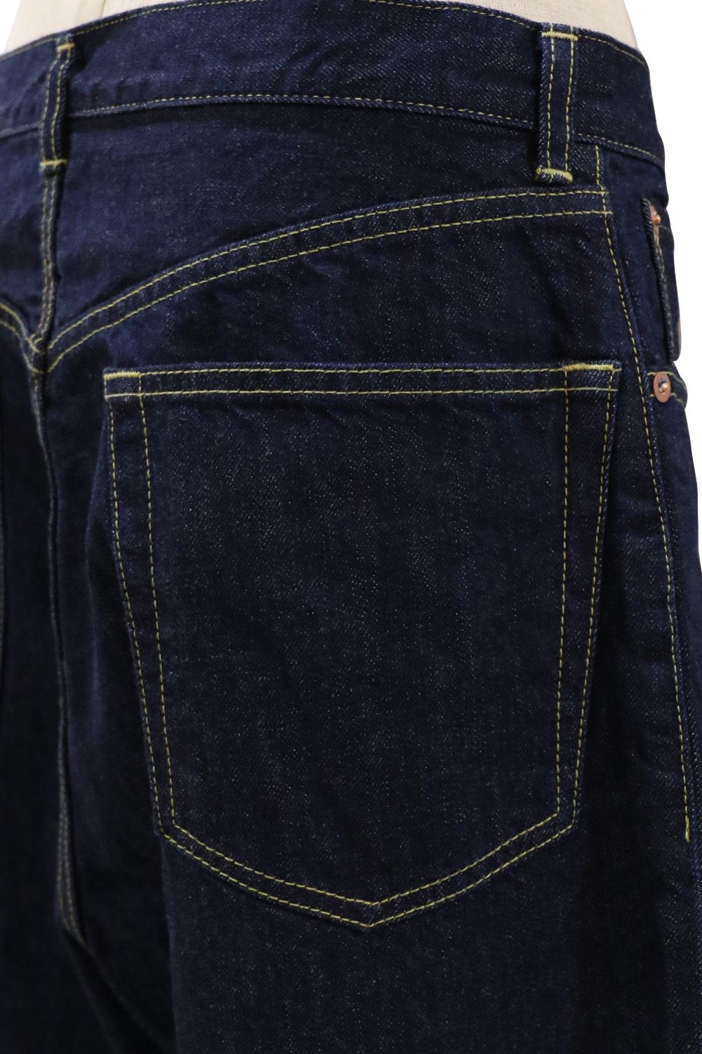 ORGANIC COTTON 12oz DENIM COCOON FIT JEANS / オーガニックコットン コクーン フィット デニム
