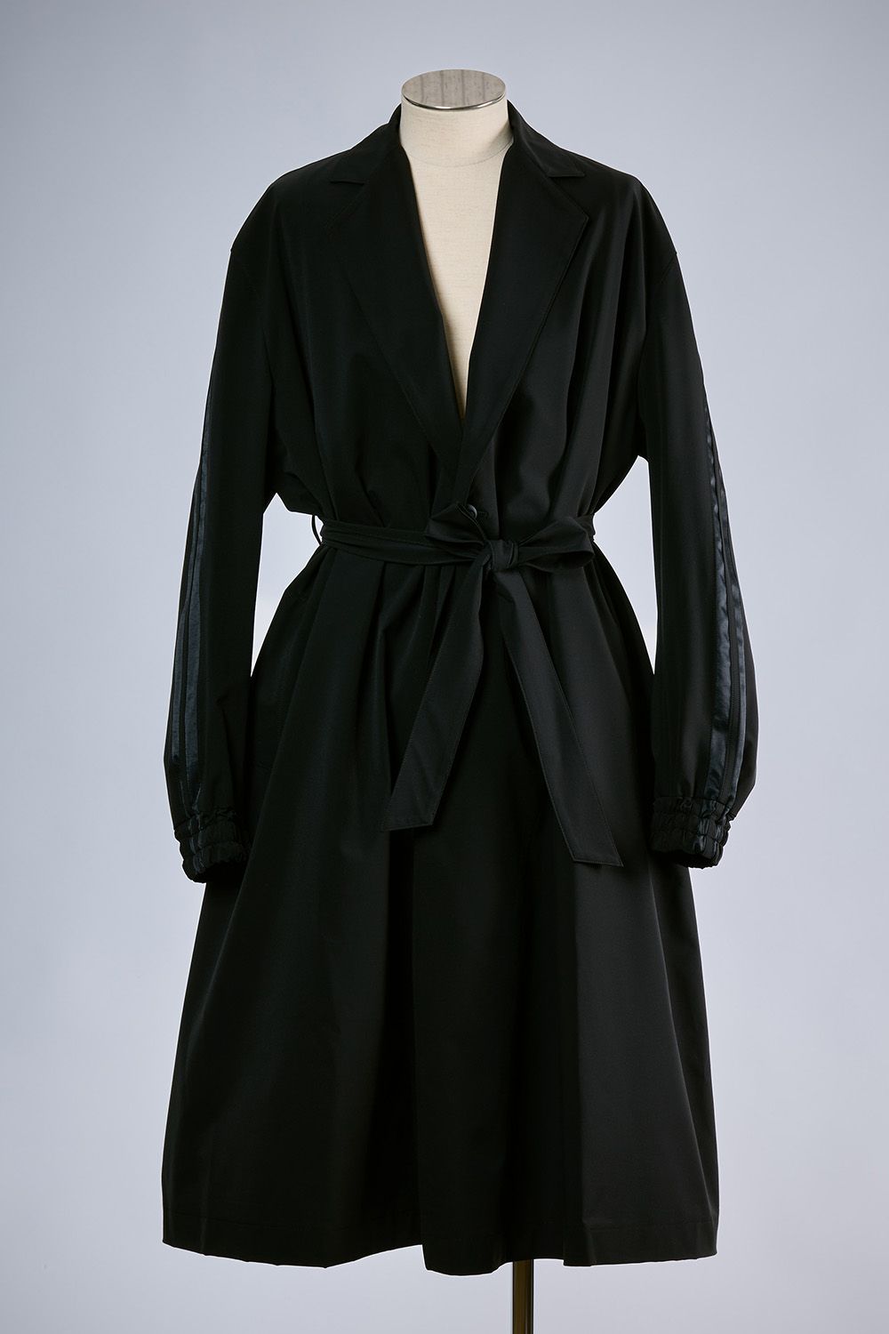Taffeta Drape Coat / タフタ ドレープ コート