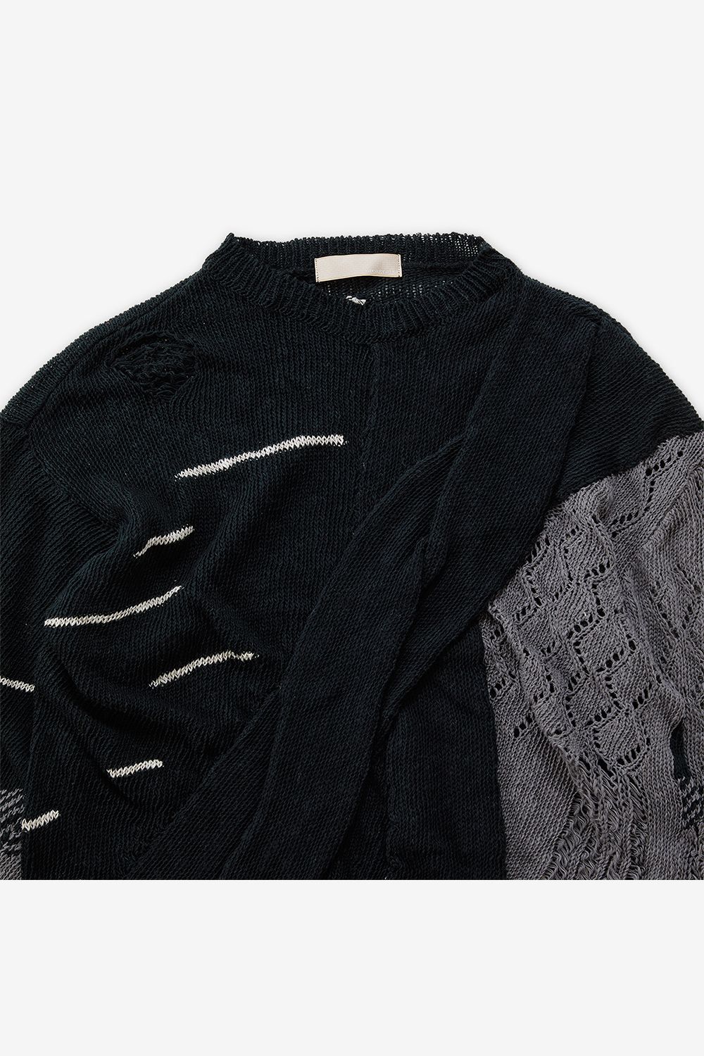 Mixed texture Knit / ミクスド テクスチャー ニット