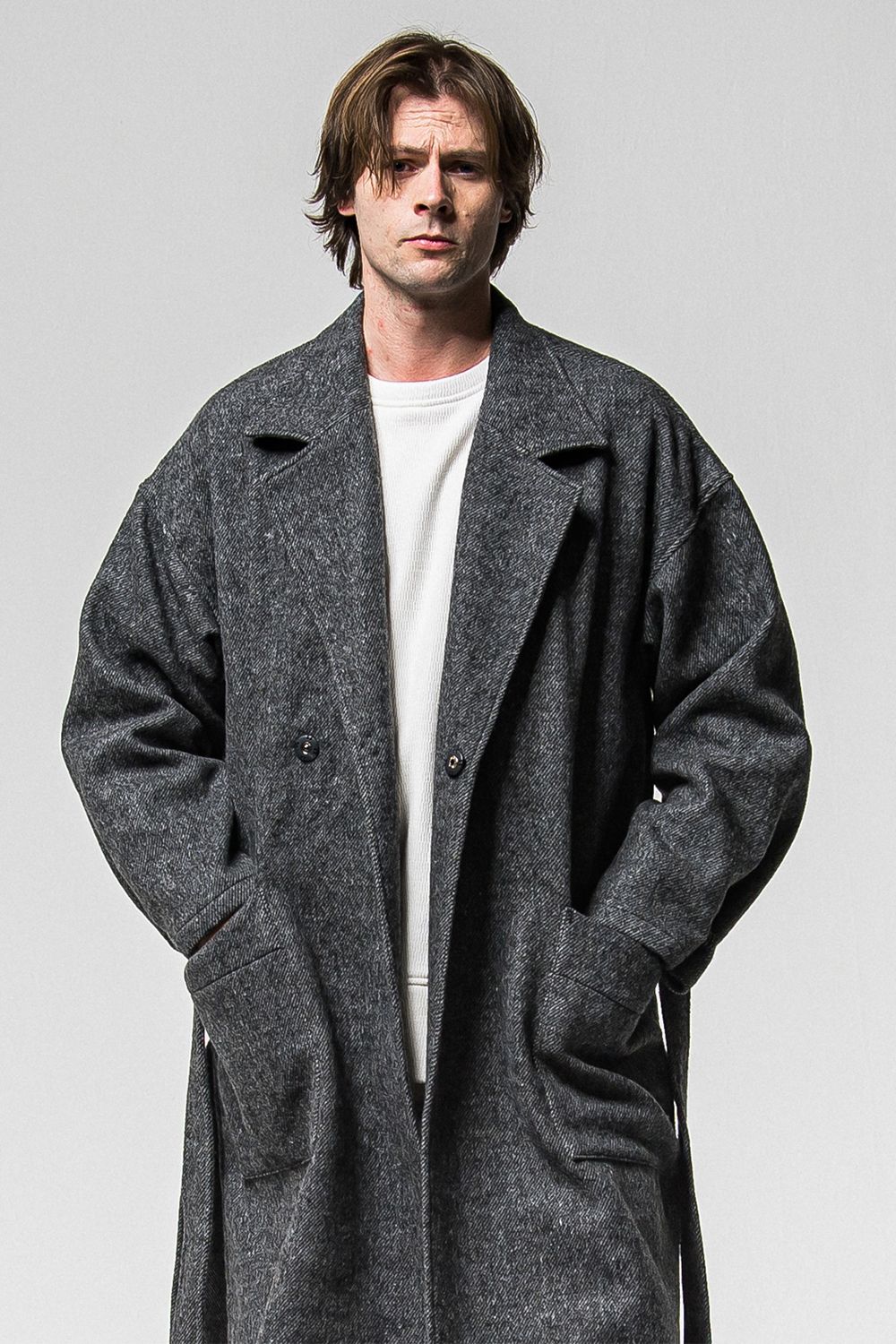 GOWN OVER COAT / オーバーサイズ ガウン コート