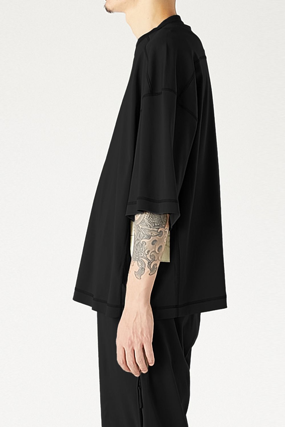 N.HOOLYWOOD TEST PRODUCT EXCHANGE SERVICE PANELED T-SHIRT / エヌハリウッド テストプロダクトエクスチェンジサービス パネル Tシャツ