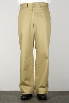 ULTIMATE PIMA CHINO CLOTH WIDE STRAIGHT CHINO / アルティメイト ピマ チノクロス ワイドストレート チノ