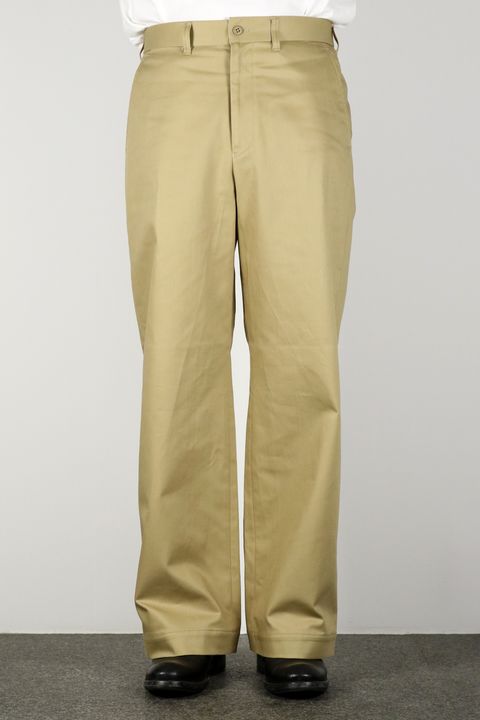 ULTIMATE PIMA CHINO CLOTH WIDE STRAIGHT CHINO / アルティメイト ピマ チノクロス ワイドストレート チノ