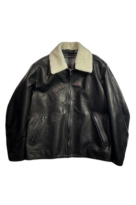 OIL WAX LEATHER JACKET / オイルワックス カウレザー ジップブルゾン