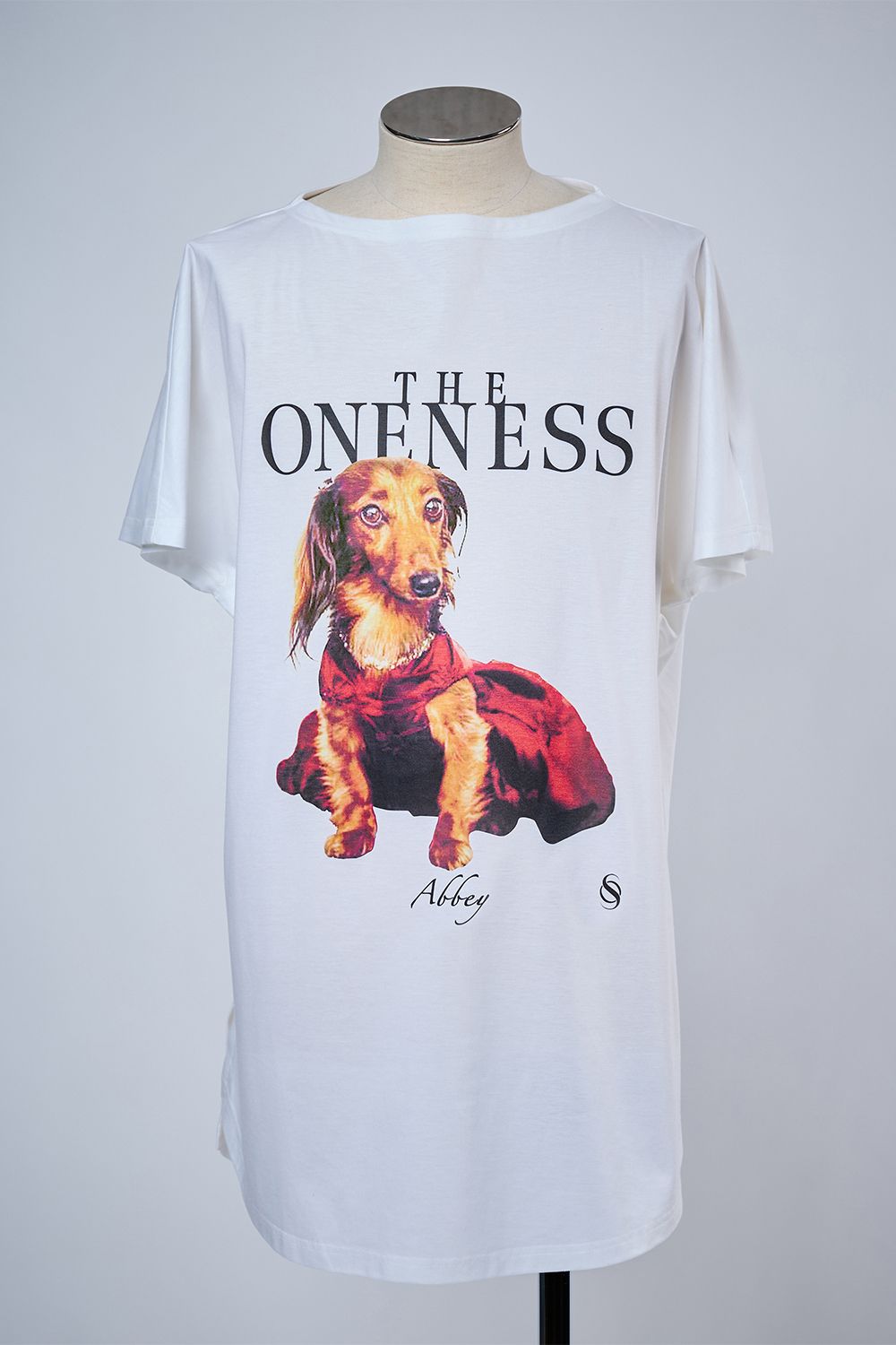 Organic Cotton French Sleeve T / Super Givers × THE ONENESS  犬猫保護活動チャリティー フレンチスリーブ Tシャツ