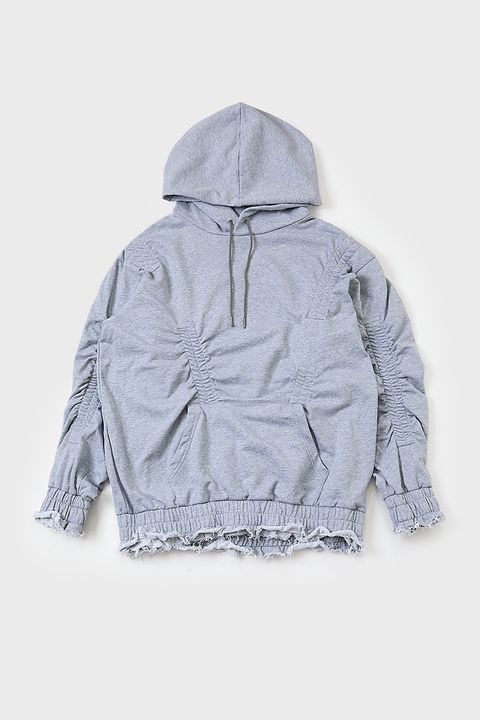 Gathered hoodie / スウェット ギャザー フーディー