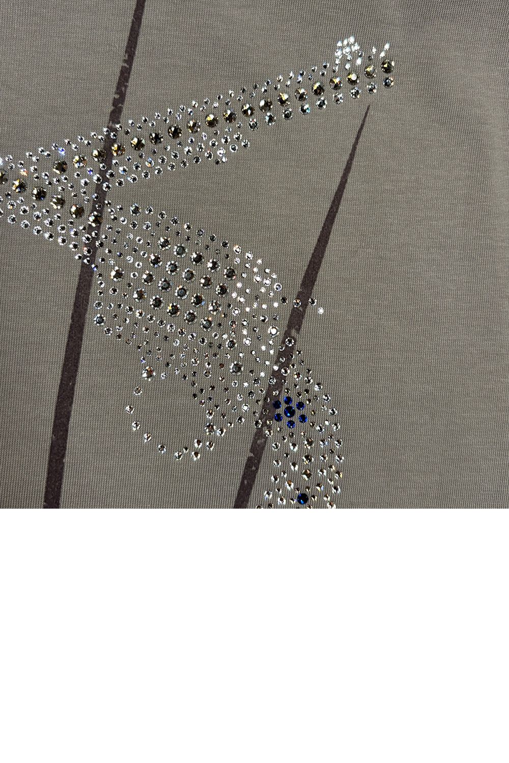 FANC/JER SS SLASH/CR / ファンクション ジャージ Tシャツ スラッシュプリント クリスタルクロスガン