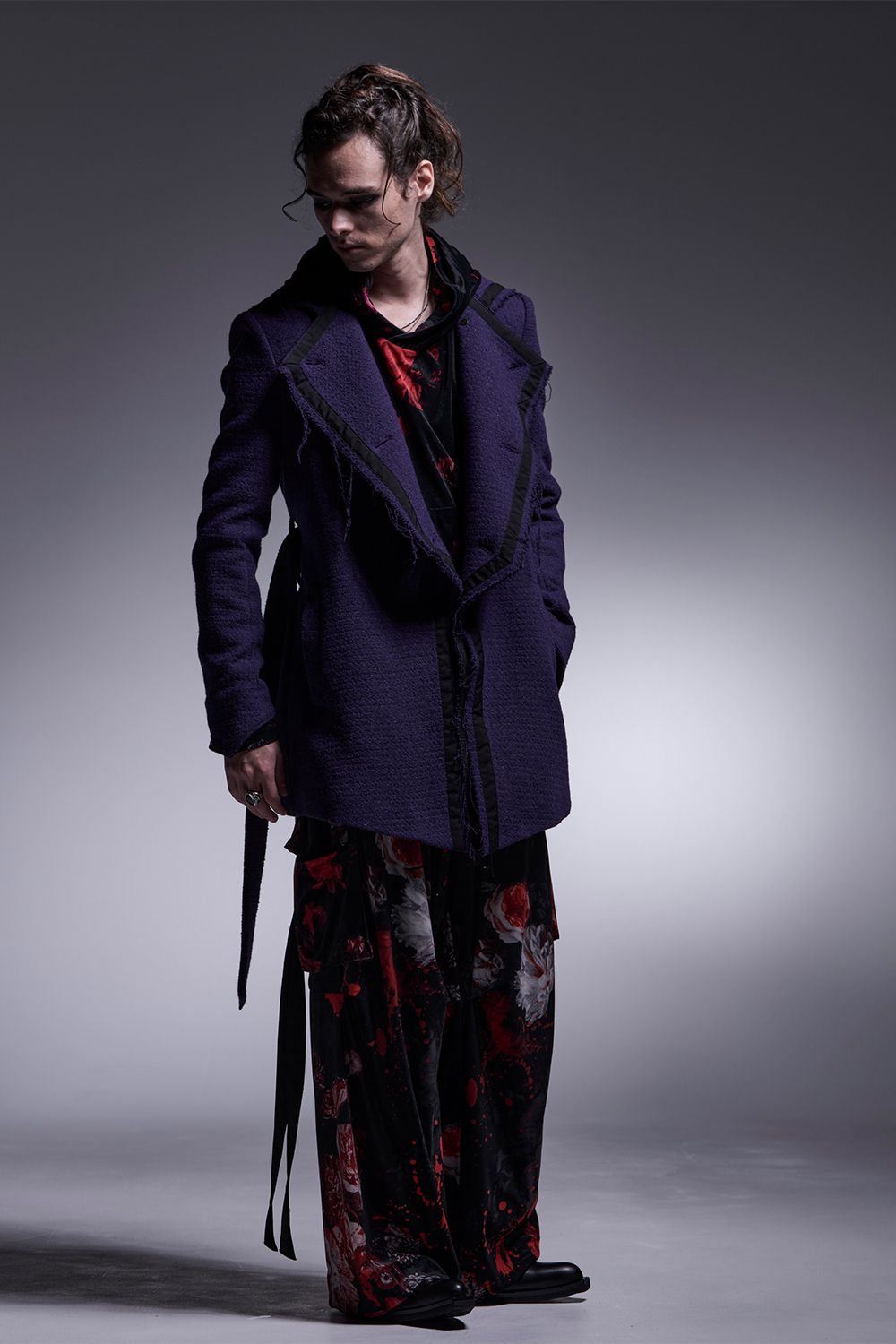 Flora Velor Loose Hoodie / フローラベロア ルーズフーディー