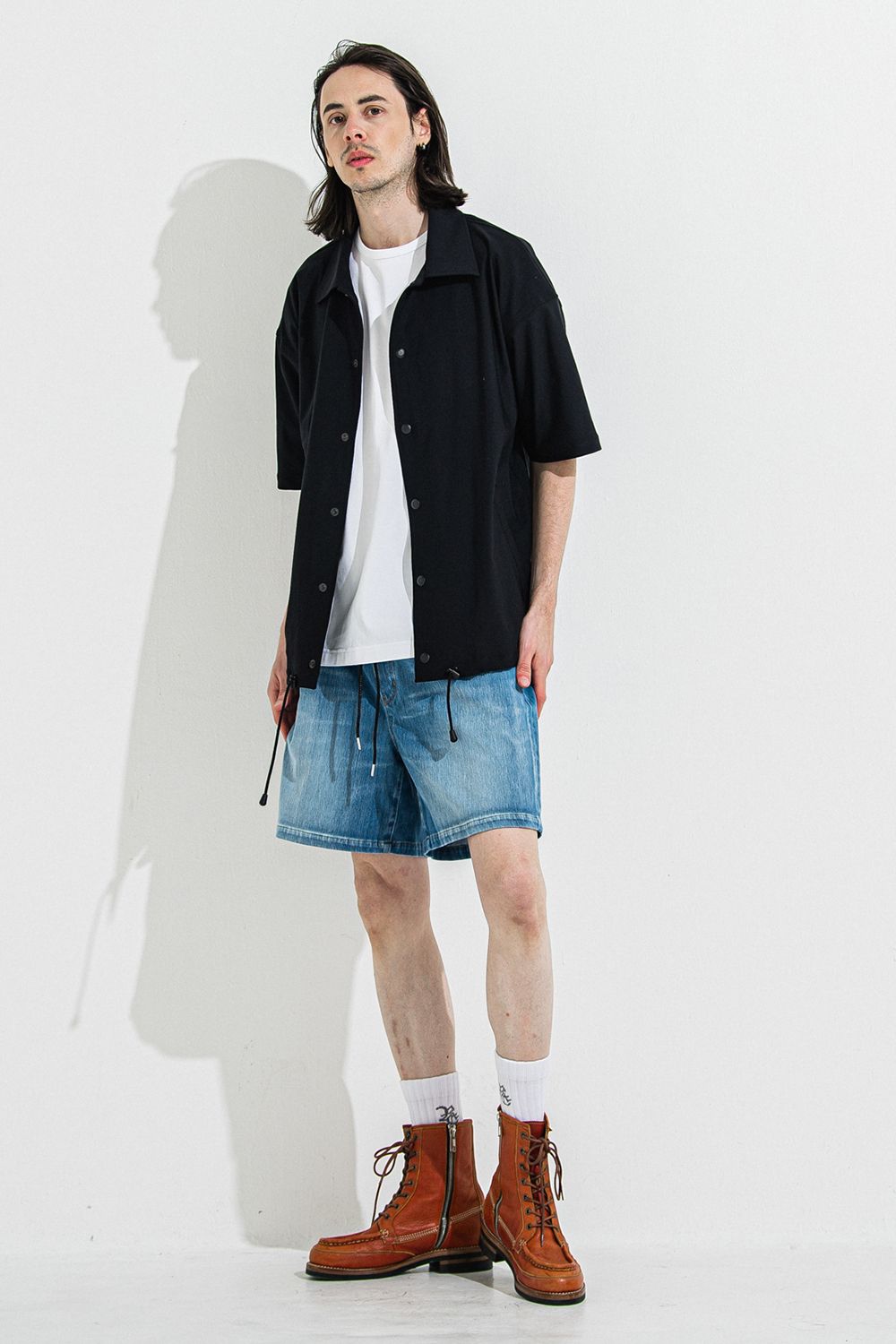 NYLON HALF COACH JACKET / ナイロン ハーフ コーチジャケット