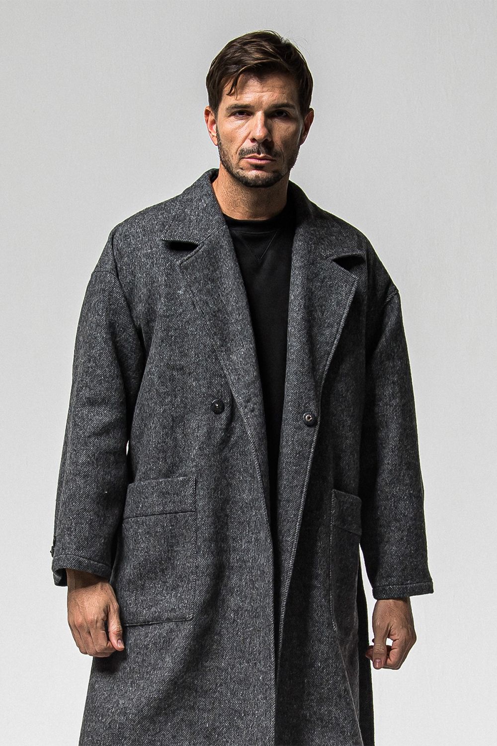 GOWN OVER COAT / オーバーサイズ ガウン コート