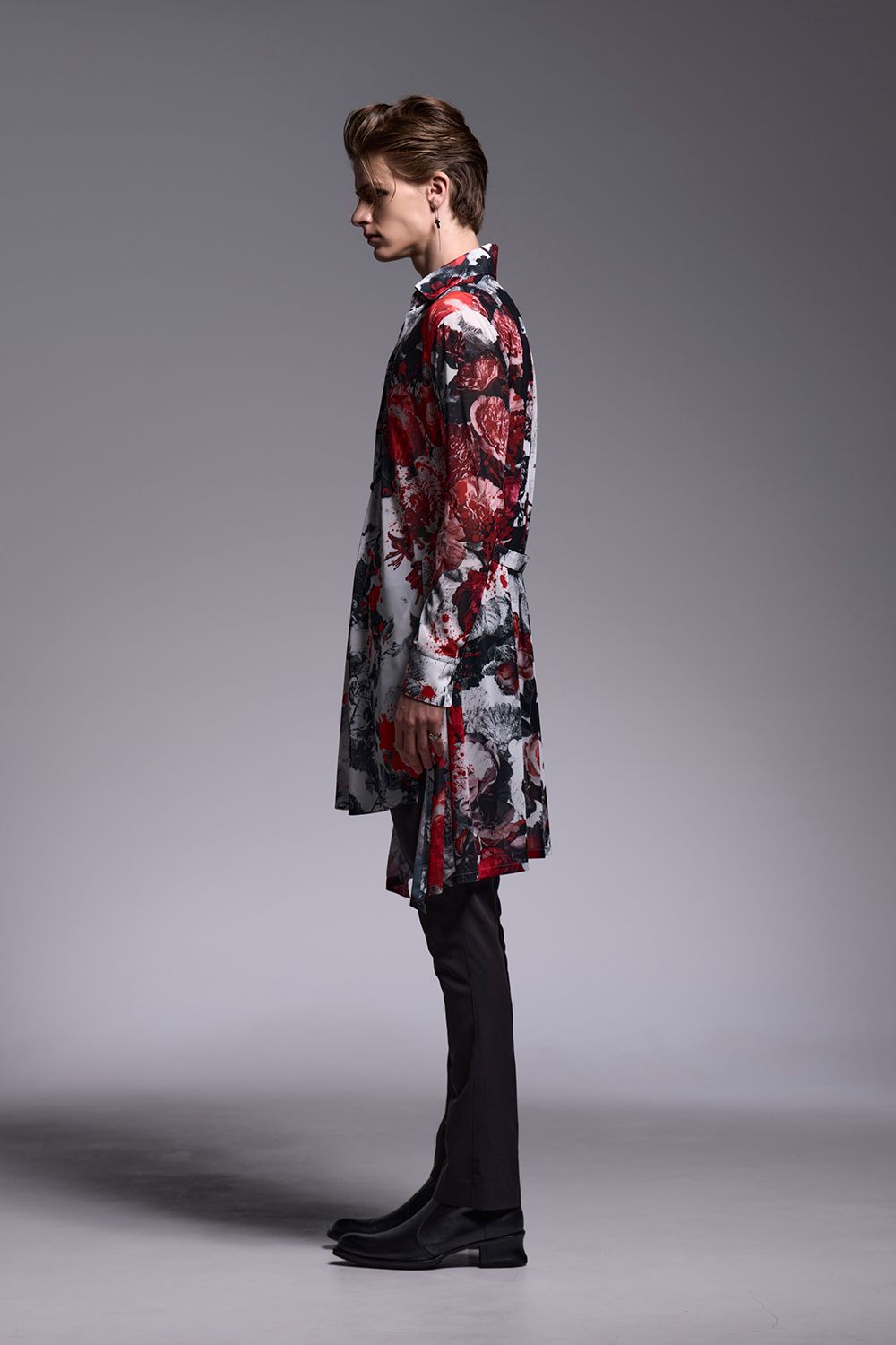 Flora Mesh Flare Shirt / フローラメッシュ フレアシャツ