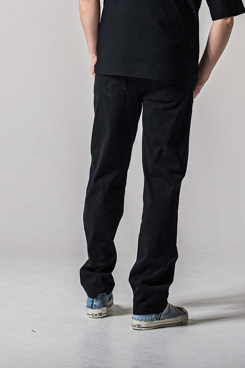 DENIM JERSEY WIDE PT / デニムジャージワイドパンツ