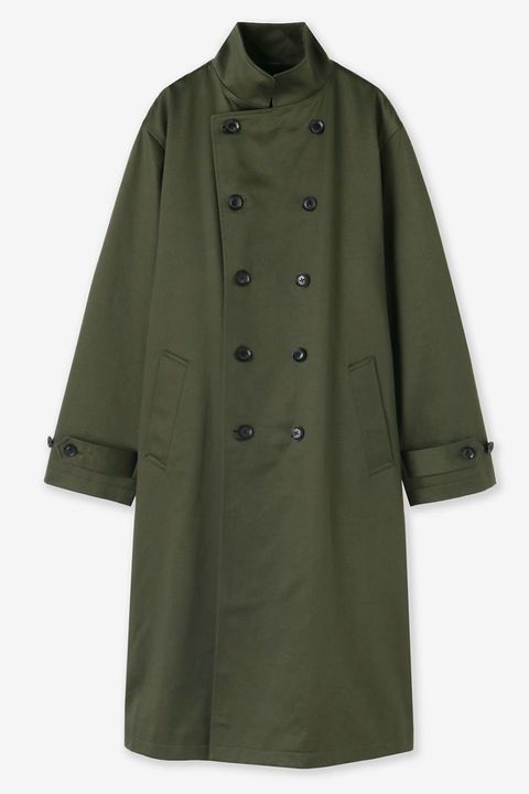 上品で男らしさも感じられるjunhashimotoの新作コート、STAND COLLAR TRENCH COAT