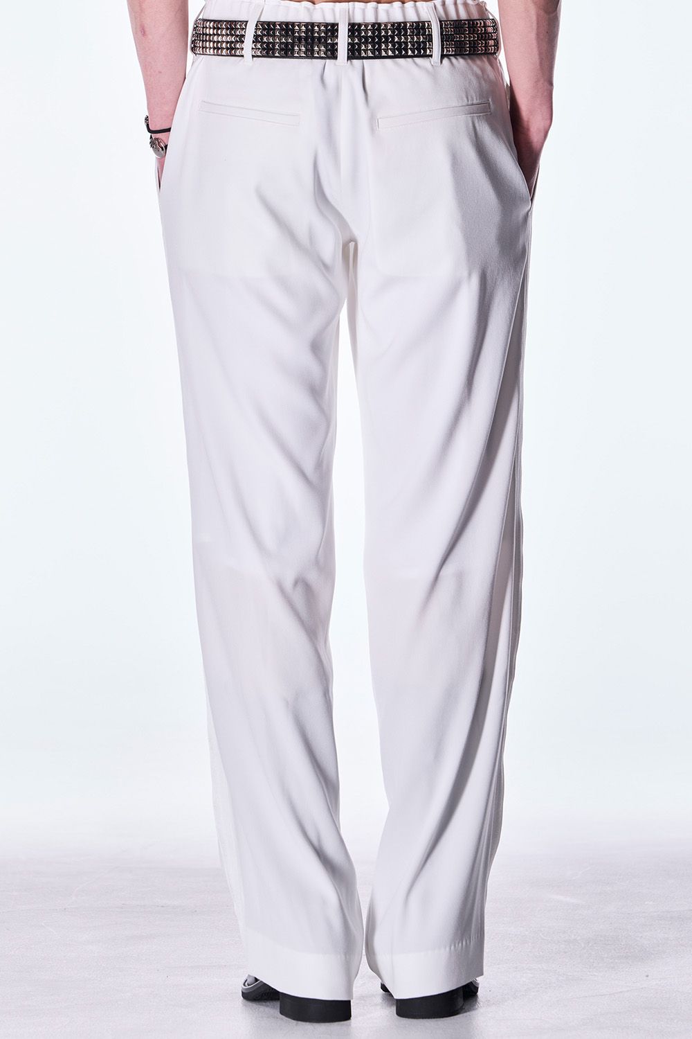 Back Satin Wide Slacks / バックサテン ワイド スラックス