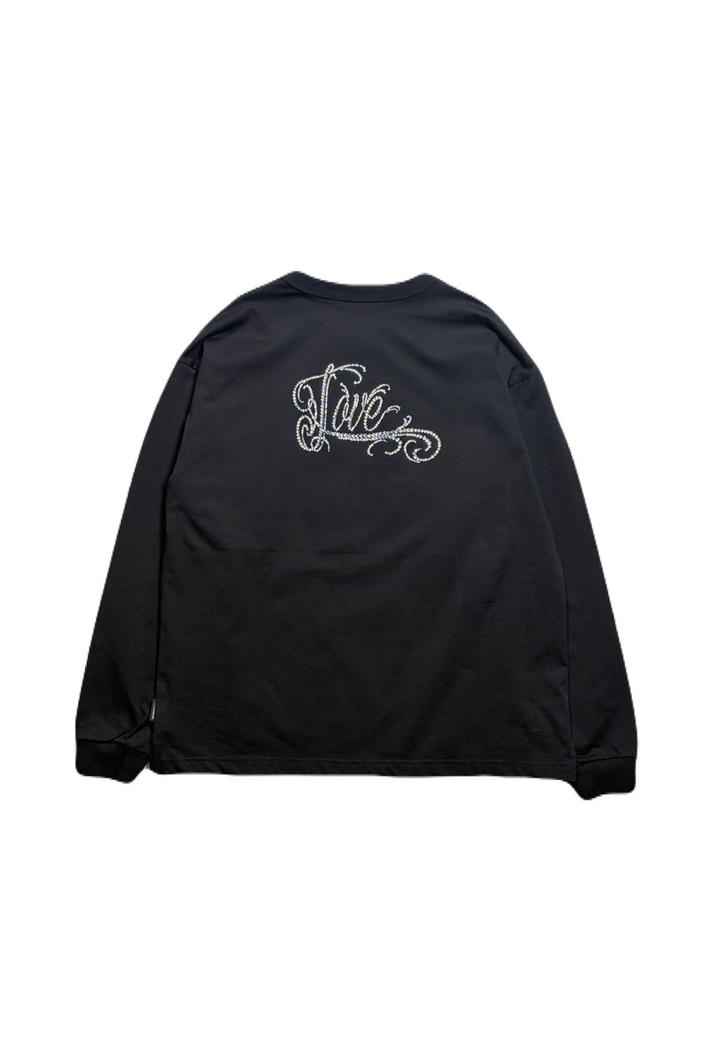 WING EMB LOVE L/S T / ウイングクロスガン エンブロイダリー ラブ クリスタル ロングスリーブ Tシャツ