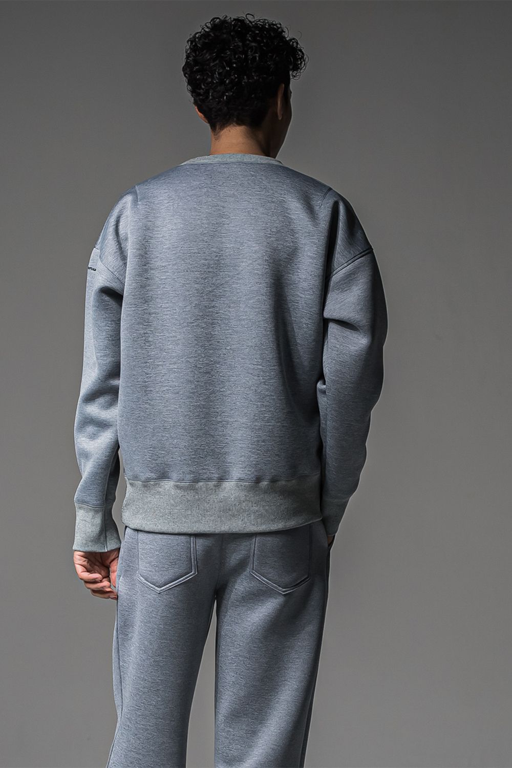 HD NOTHING DROP TRAINER / ドロップショルダー メッセージプリント ルーズトレーナー