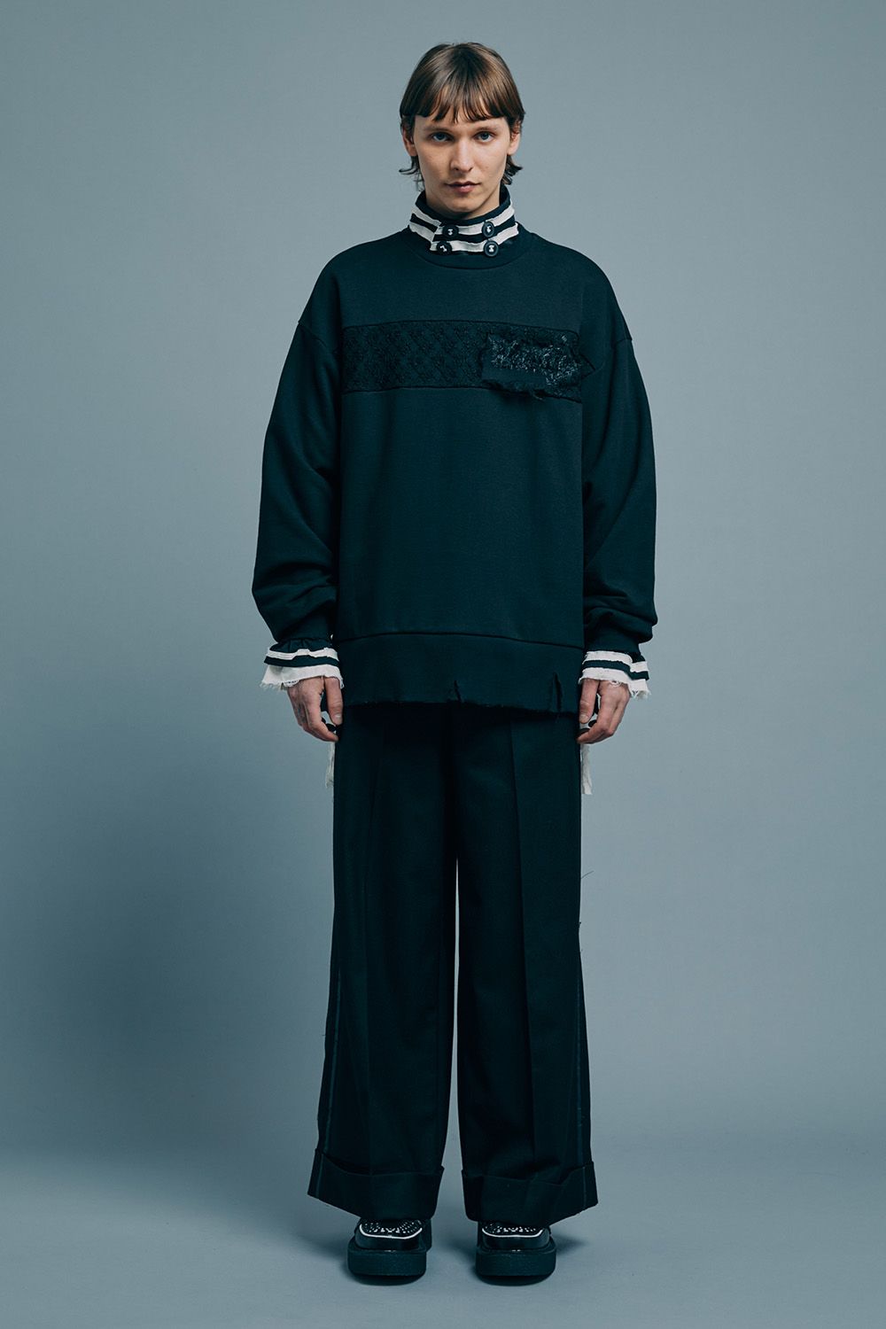 Nylon navy BL  / ナイロン ネイビー ブルゾン