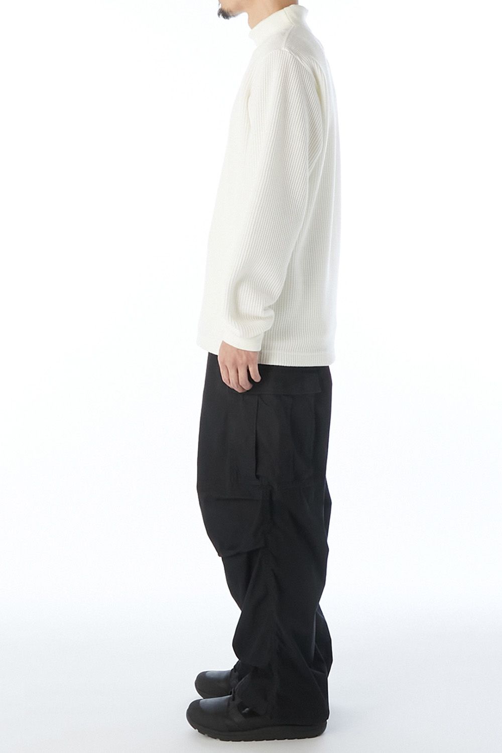 N.HOOLYWOOD TEST PRODUCT EXCHANGE SERVICE MOCK NECK LONG SLEEVE T-SHIRT / エヌハリウッド テストプロダクトエクスチェンジサービス モックネック ロングスリーブ