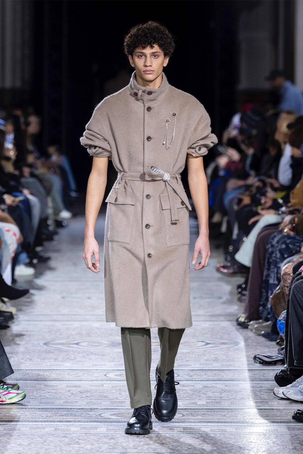 Oversized bal collar coat / オーバーサイズ バルカラー コート