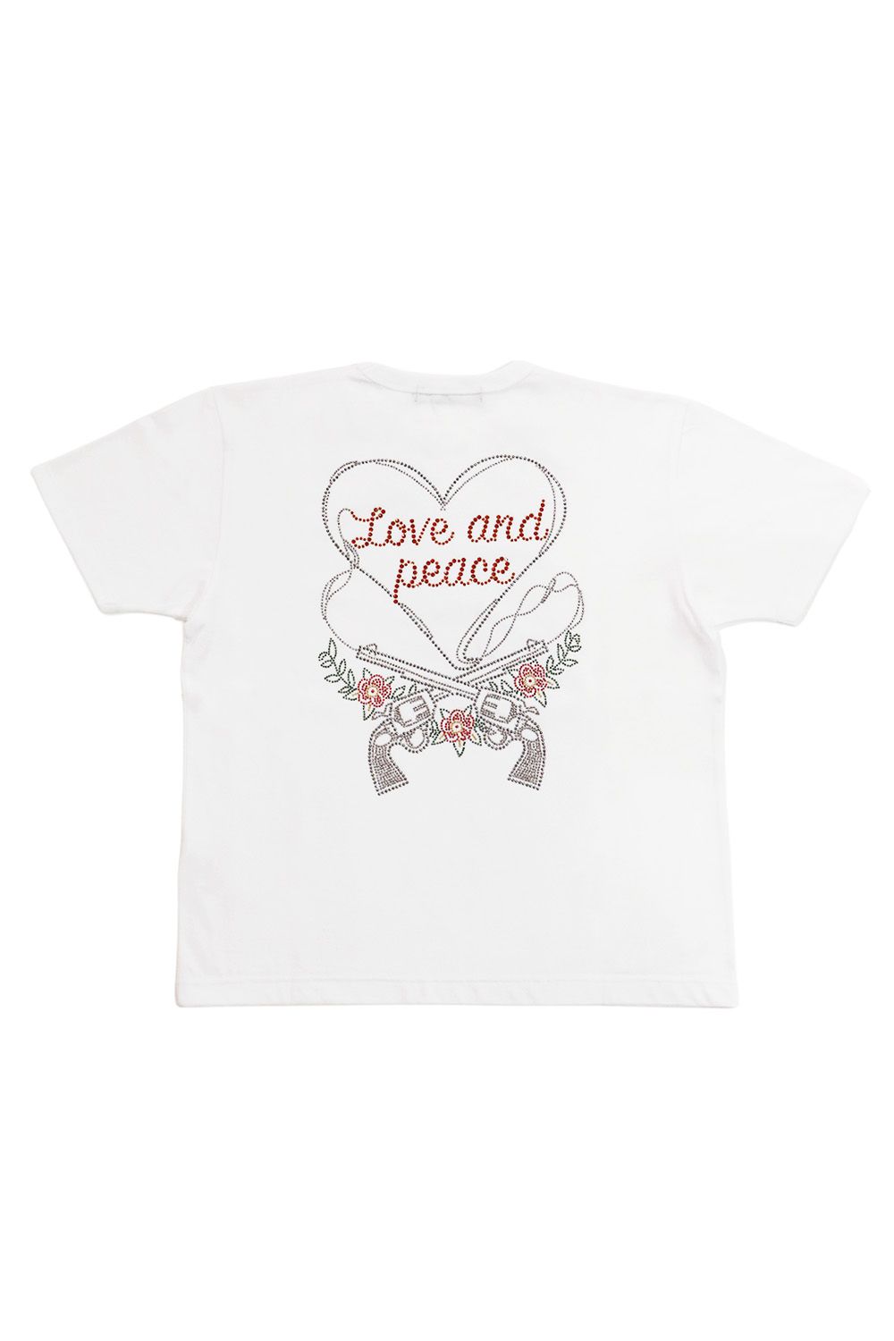 ORGANDY CROSSGUN T (Women's) / ハート クロスガン Tシャツ