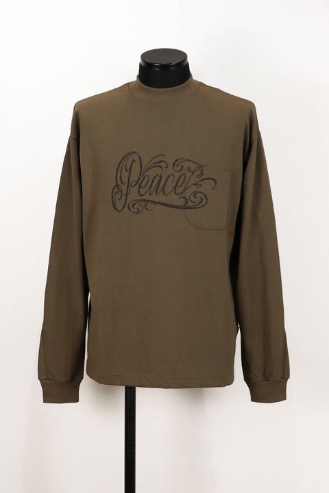 POCKET L/S T PEACE / ピース メタル ポケット ロングスリーブ Tシャツ