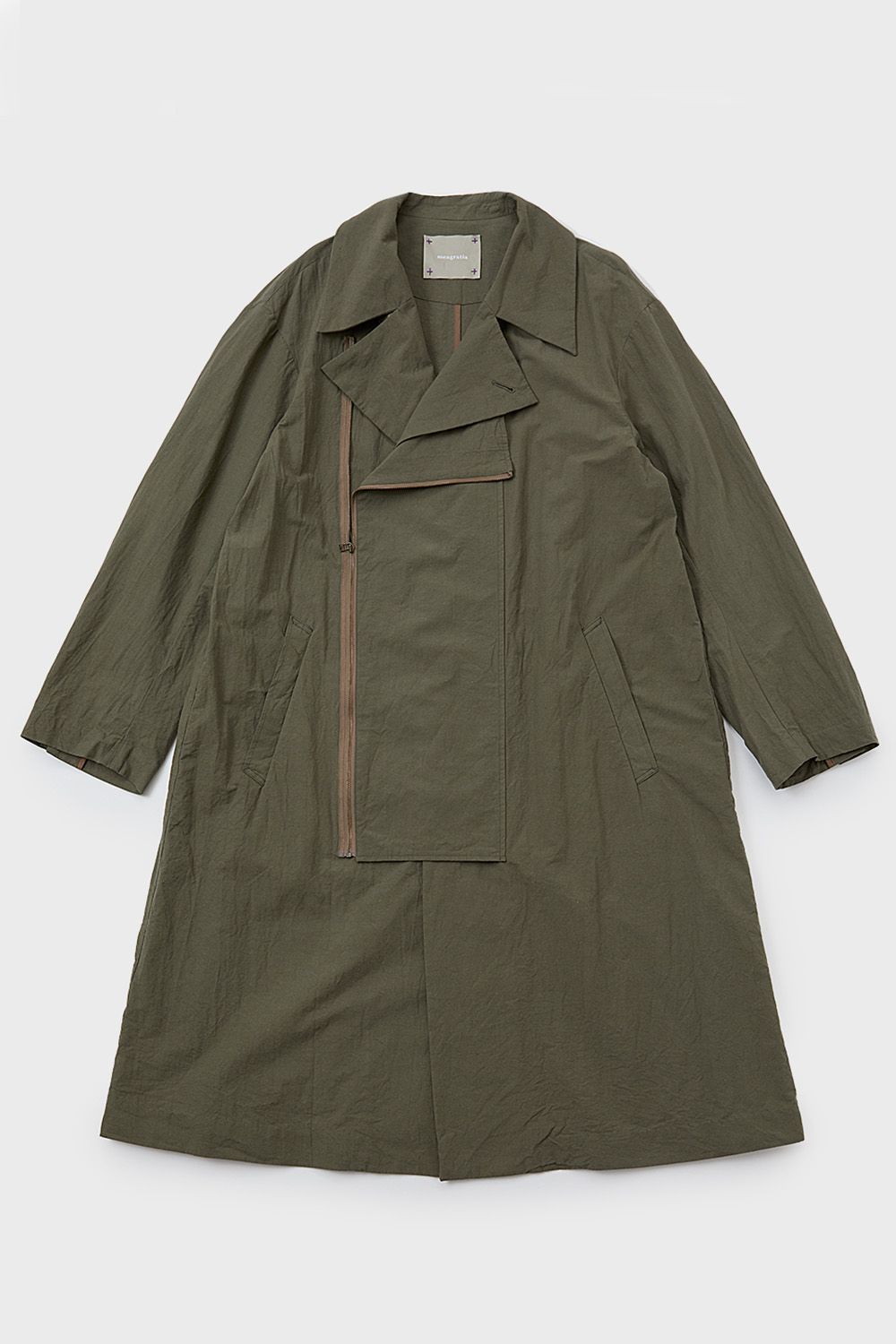 Cotton linen spring coat / コットン リネン スプリング コート