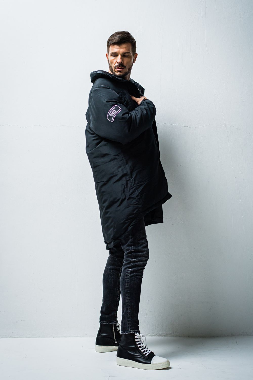 SUEDE JERSEY SOLID TRAINER / スエード ジャージ ソリッド トレーナー