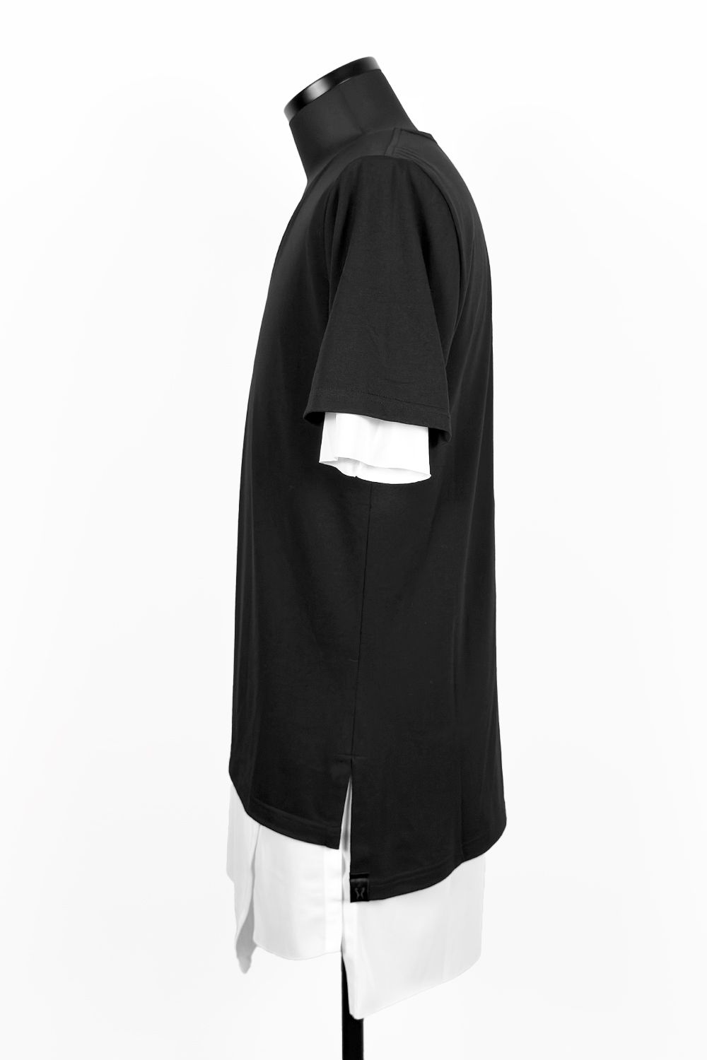 BEA-TENJIKU Slit Hem Layered T-Shirt / ベア天竺 スリットヘムレイヤードTシャツ