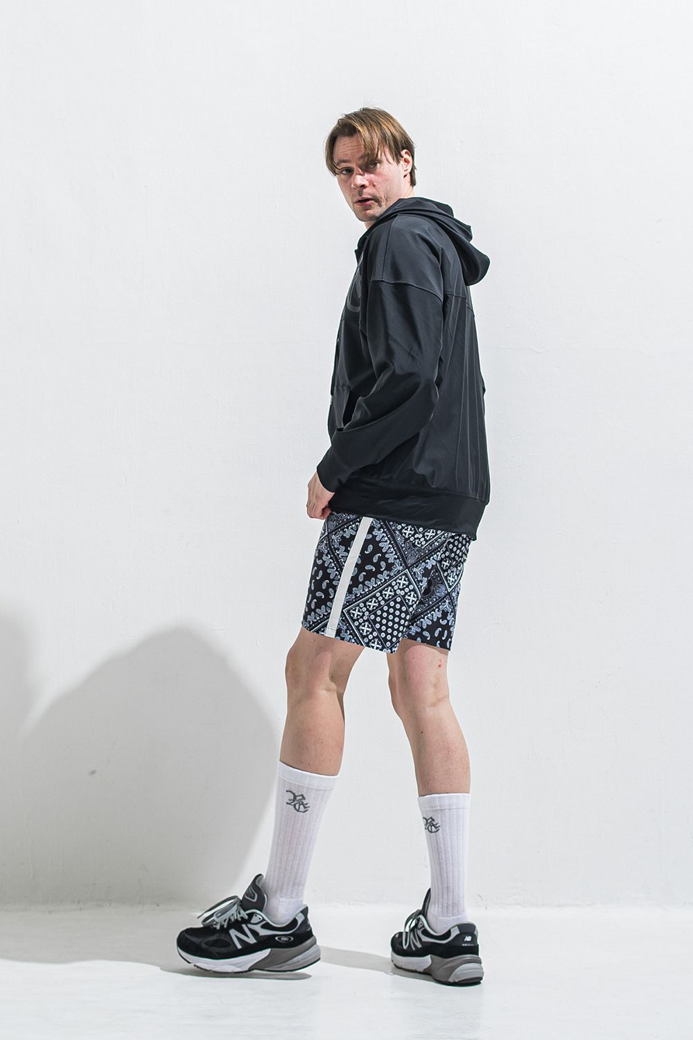 RUSH OVER ZIPUP HOODIE / オーバーサイズ ジップアップ ラッシュパーカー