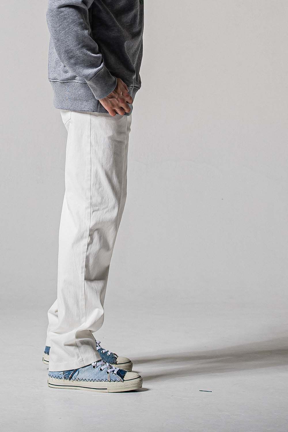 DENIM JERSEY WIDE PT / デニムジャージワイドパンツ