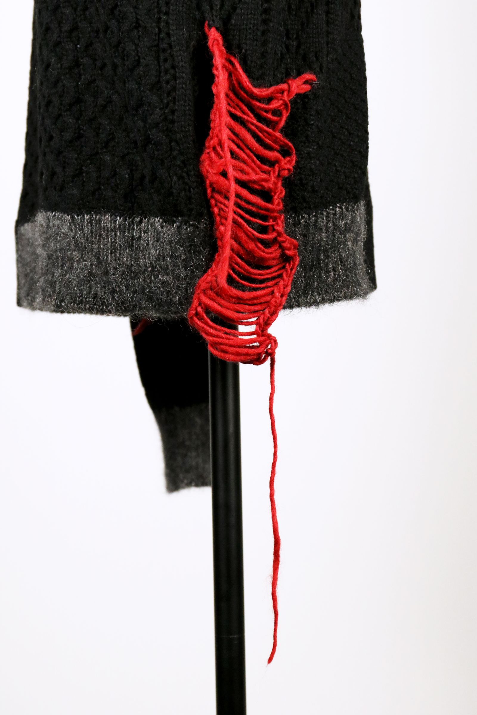 Mixed fur knit P/O / ミックス ファー ニット プルオーバー