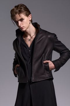 Sheep Hide Stand Collar Short Blouson / シープハイド スタンドカラー ショートブルゾン