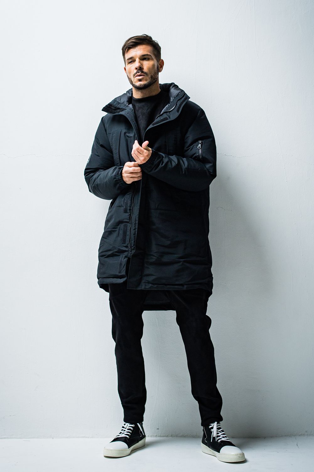 SUEDE JERSEY SOLID TRAINER / スエード ジャージ ソリッド トレーナー