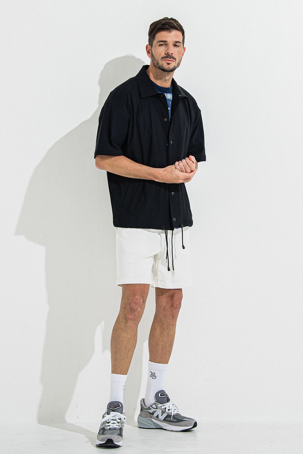 NYLON HALF COACH JACKET / ナイロン ハーフ コーチジャケット