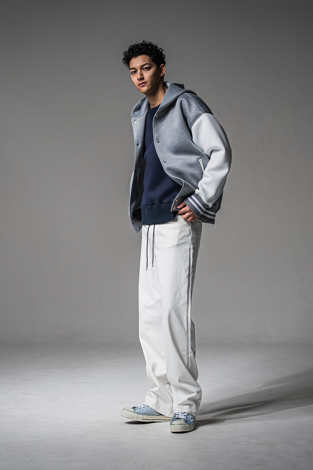 HD VARSITY HOODIE / ヘビーダンボール バーシティーフーディー