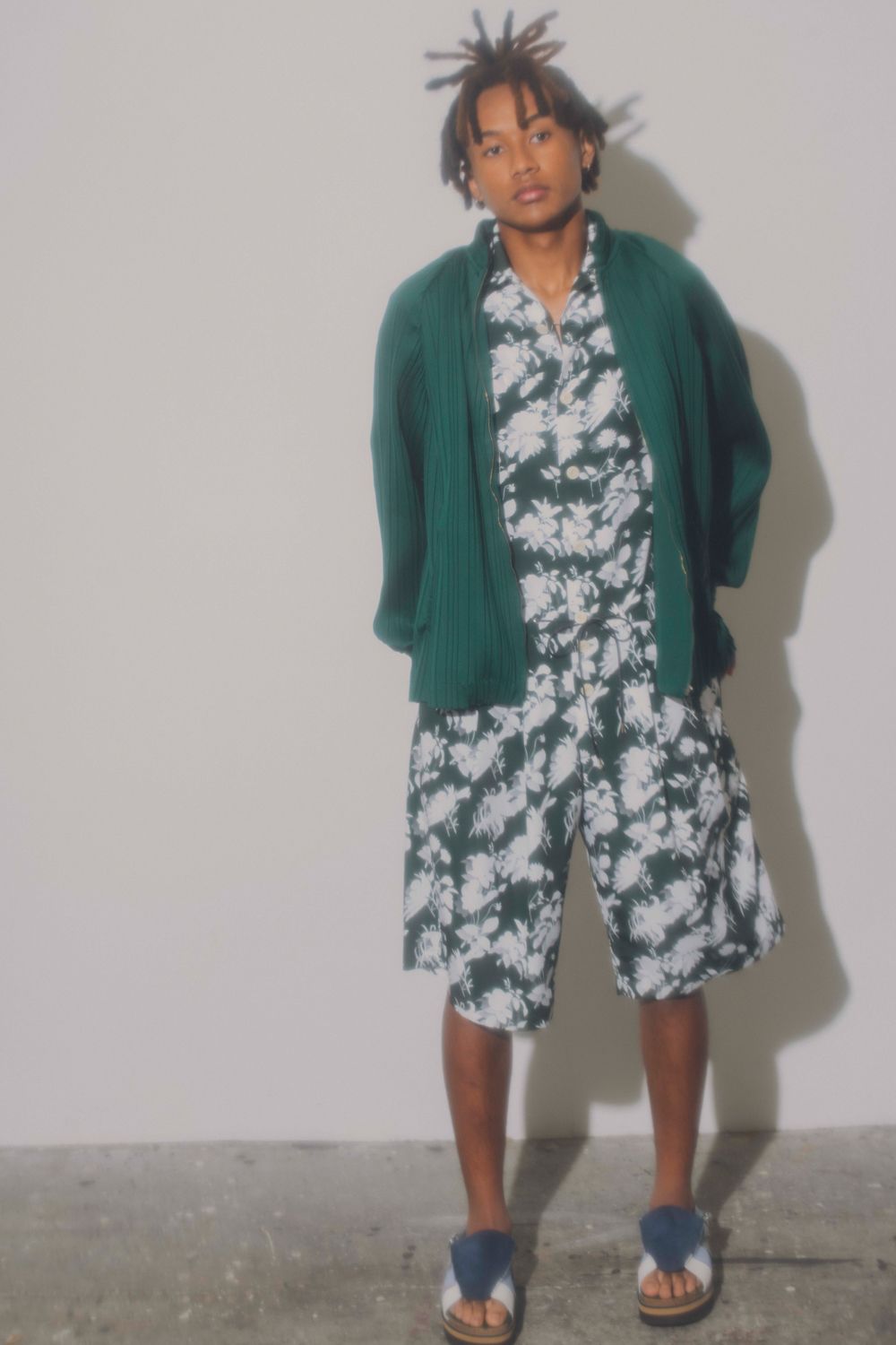 Floral pattern jumpsuit / フローラルパターン ジャンプスーツ