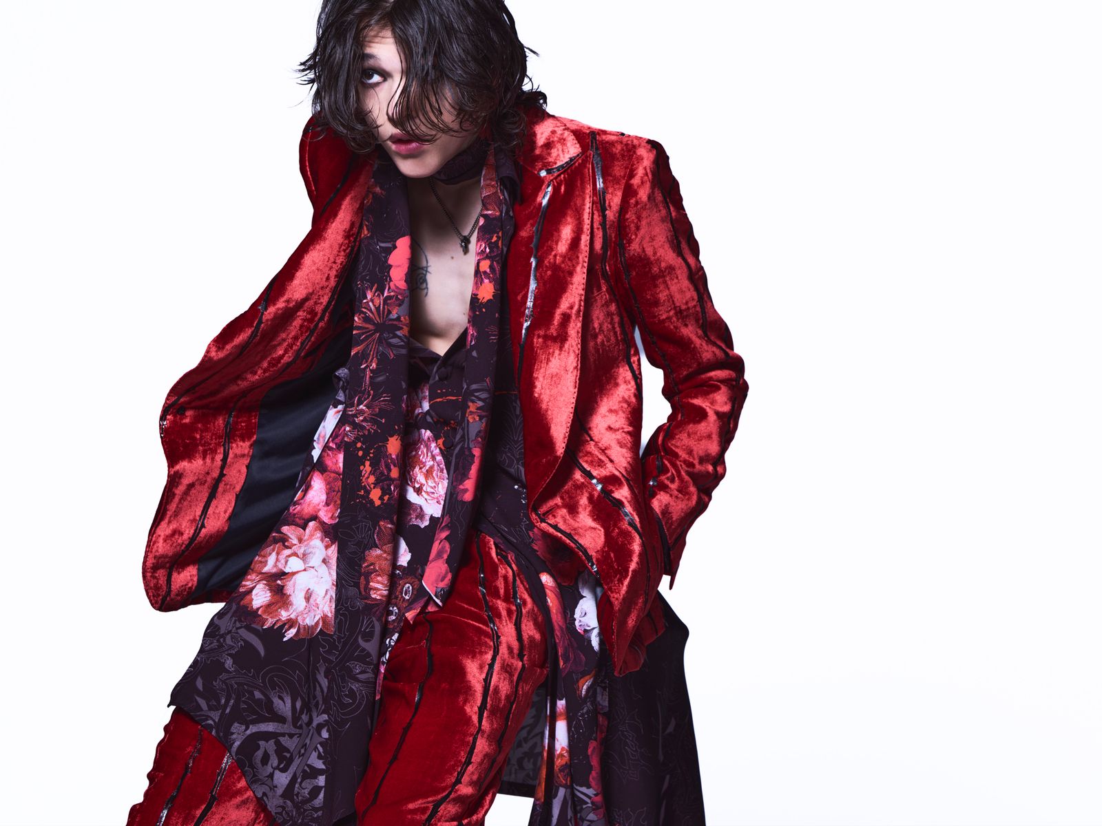 TOGE Velvet Peaked Jacket / トゲ ベルベット ピークド ジャケット