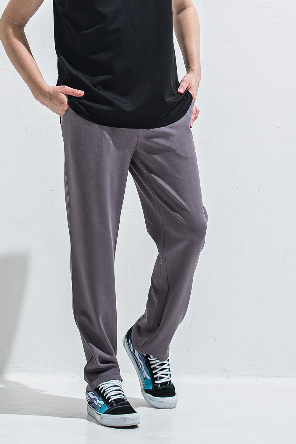 SEMI WIDE TUCK PANTS / セミワイド タック パンツ