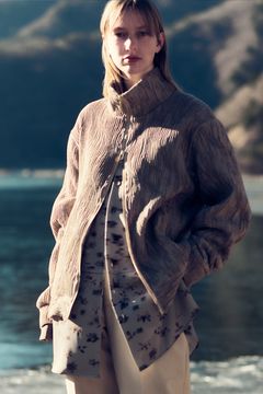 Wavy fabric track jacket / ウェイビー ファブリック トラックジャケット