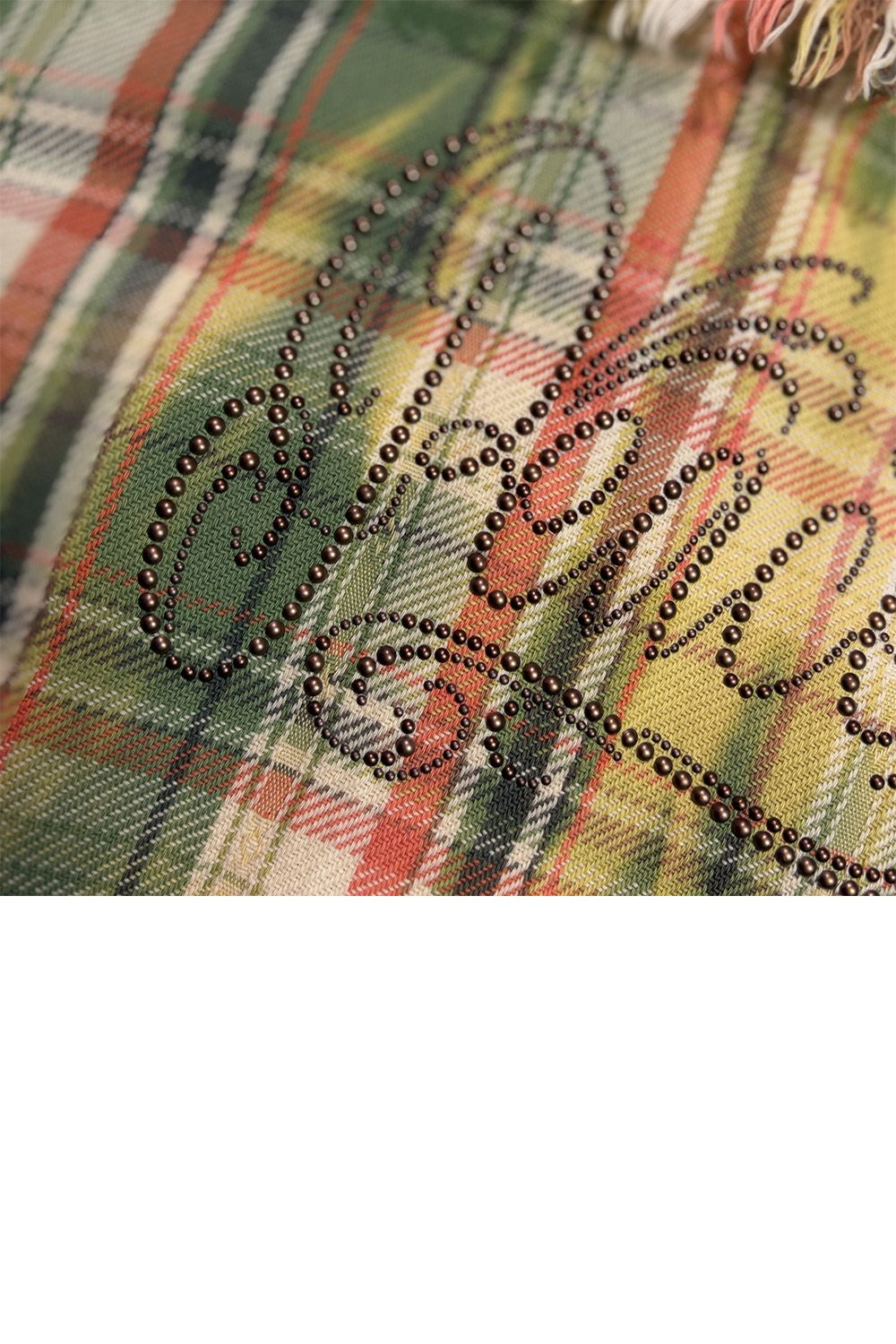 CO CHECK SHIRT / Peace / コットン チェック シャツ Peace METAL HOTFIX