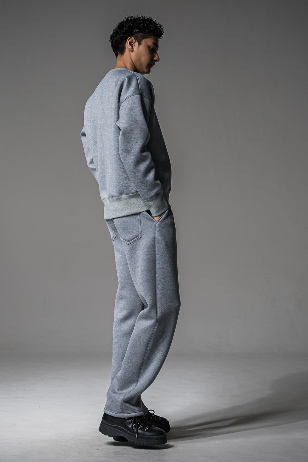 HD NOTHING DROP TRAINER / ドロップショルダー メッセージプリント ルーズトレーナー