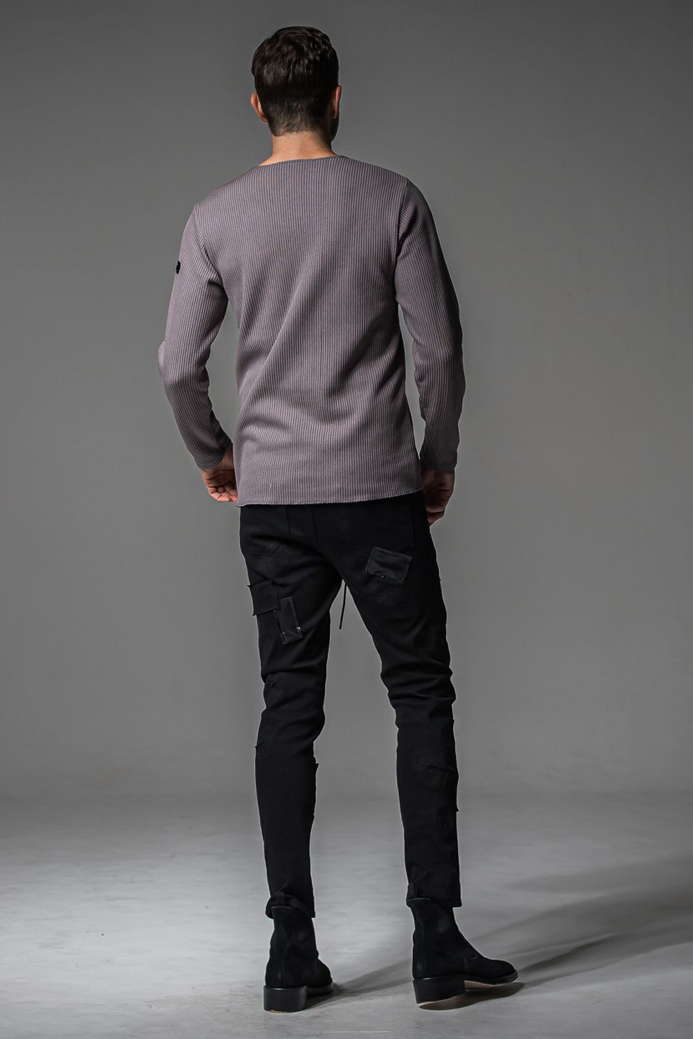 CUTOFF RAIL LONG SLEEVE / カットオフ ロングスリーブ