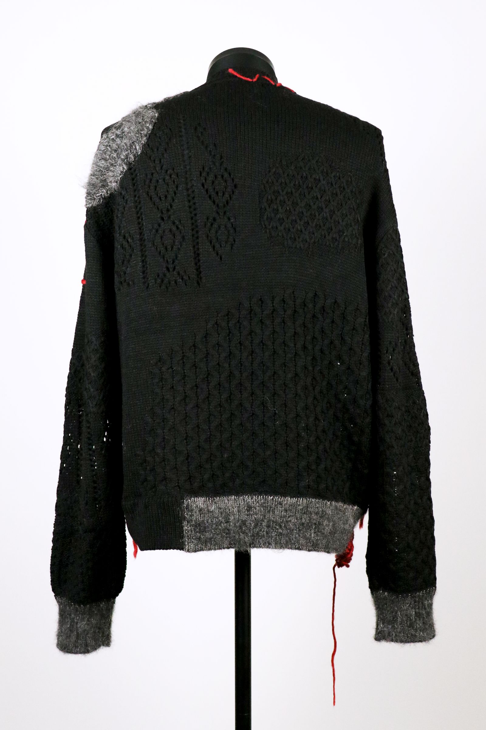 Mixed fur knit P/O / ミックス ファー ニット プルオーバー