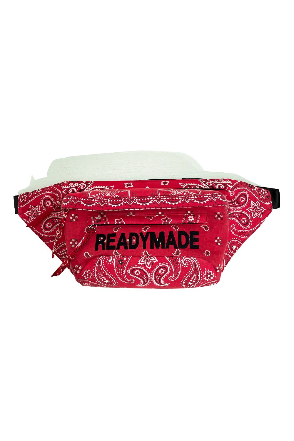 READYMADE - RED BANDANA BELT BAG(LOGO) | laid-back