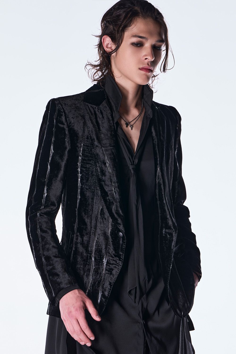 TOGE Velvet Peaked Jacket / トゲ ベルベット ピークド ジャケット