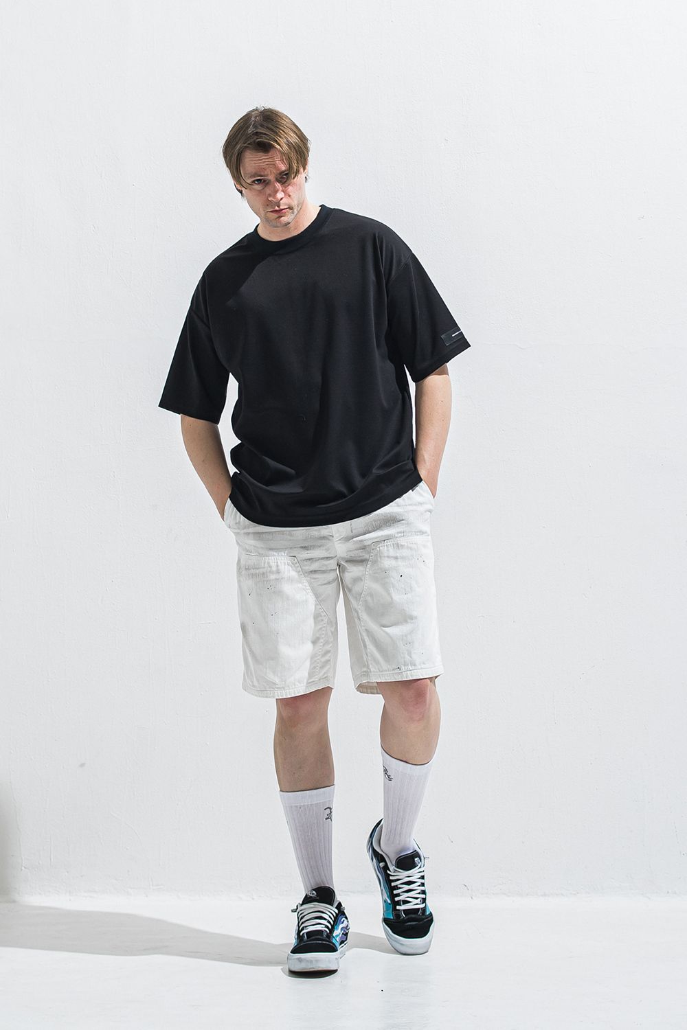 REV MESH OVER TEE / リバーシブル メッシュ オーバーサイズ Tシャツ