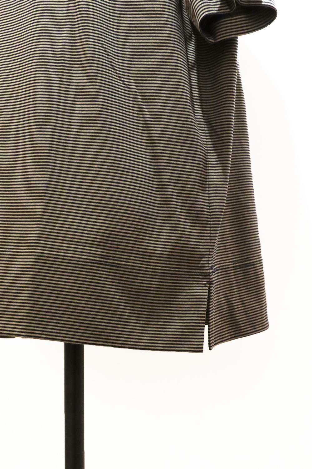 30/- ORGANIC COTTON BORDER KNIT BOX Tee / オーガニックコットン ボーダー ニット ボックス Tシャツ
