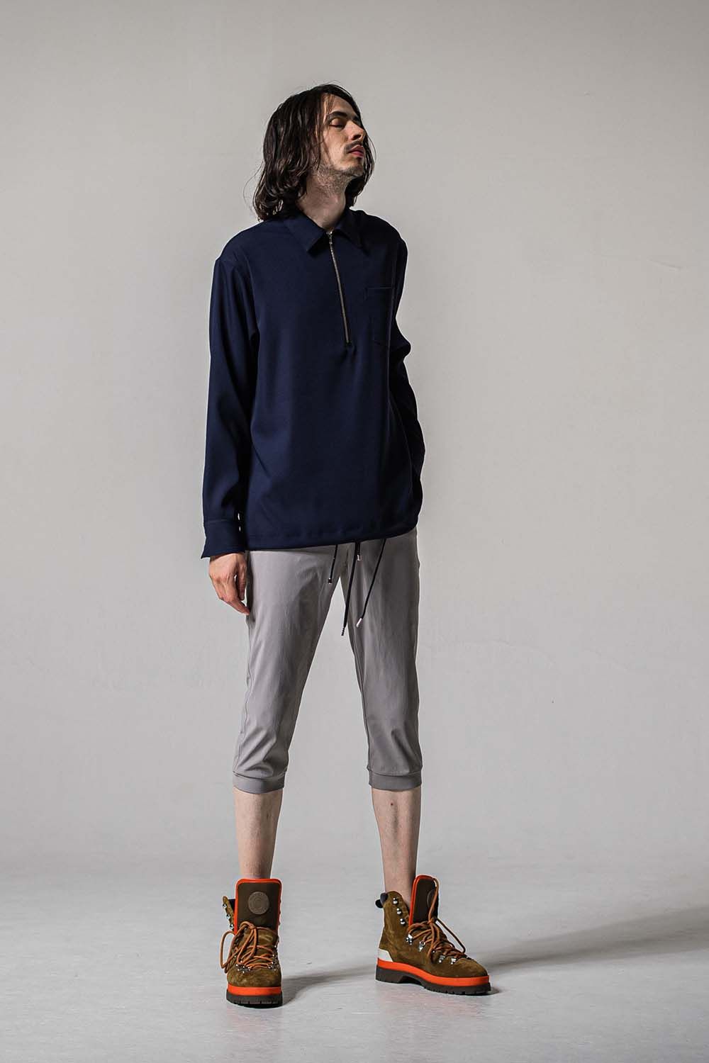 RE CROPPED PT / ナイロン イージー クロップドパンツ