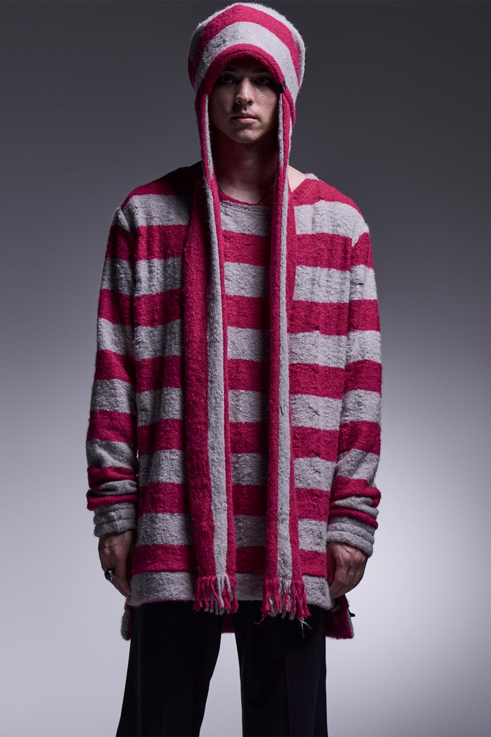 Border Stole Cap / ボーダー ストールキャップ