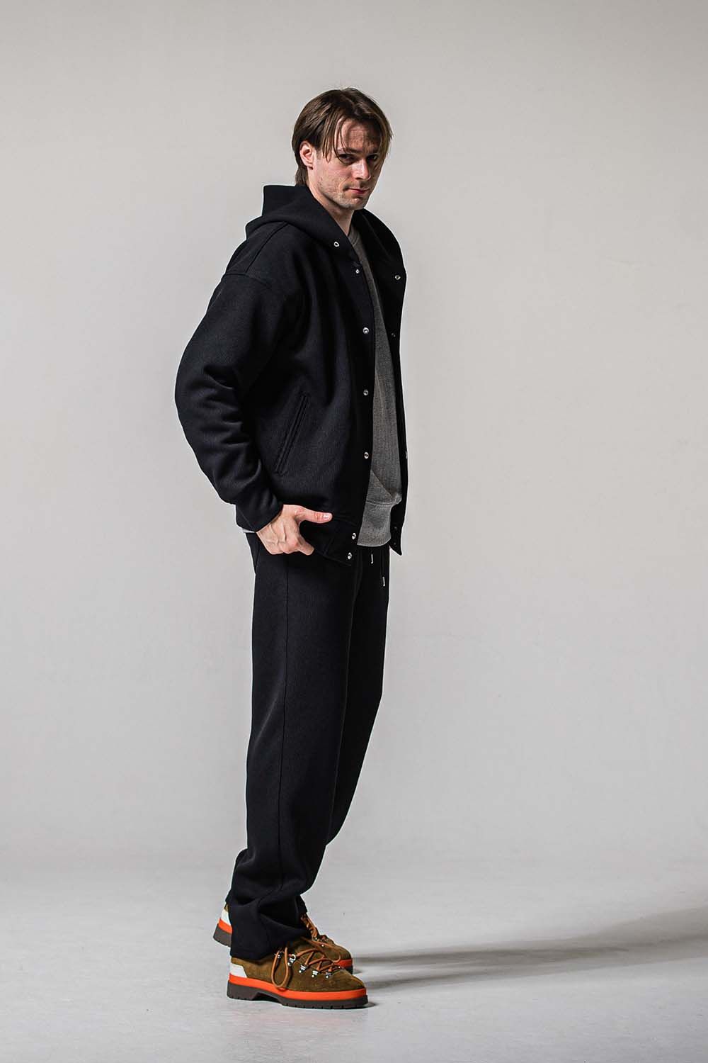 AZE WIDE TUCK PANTS / 畔編み ワイドタックパンツ